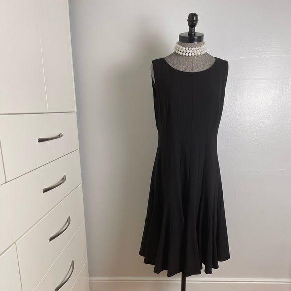 Lovely black color Calvin Klein dress. New without tag. Classical style. - Picture 3 of 8